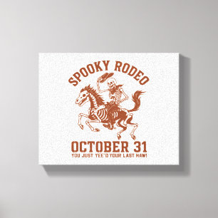 Spooky Rodeo Halloween 31 oktober Canvastryck