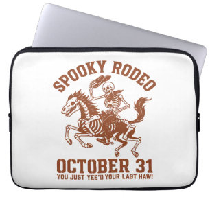 Spooky Rodeo Halloween 31 oktober Laptop Fodral