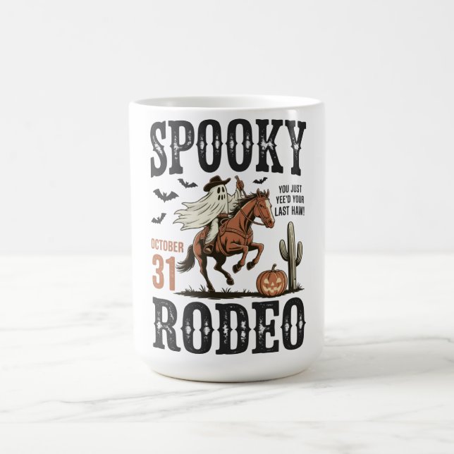 Spooky Rodeo Western Halloween Kaffemugg (Center)