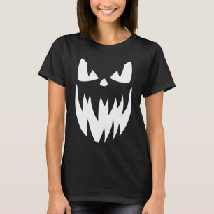Spooky Roligt Creepy Pumpkin Jack o lantern Ansikt T Shirt