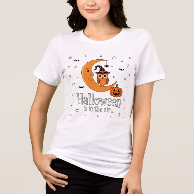 Spooky Roligt: Halloween Magic Fills Luft T Shirt (Framsida)