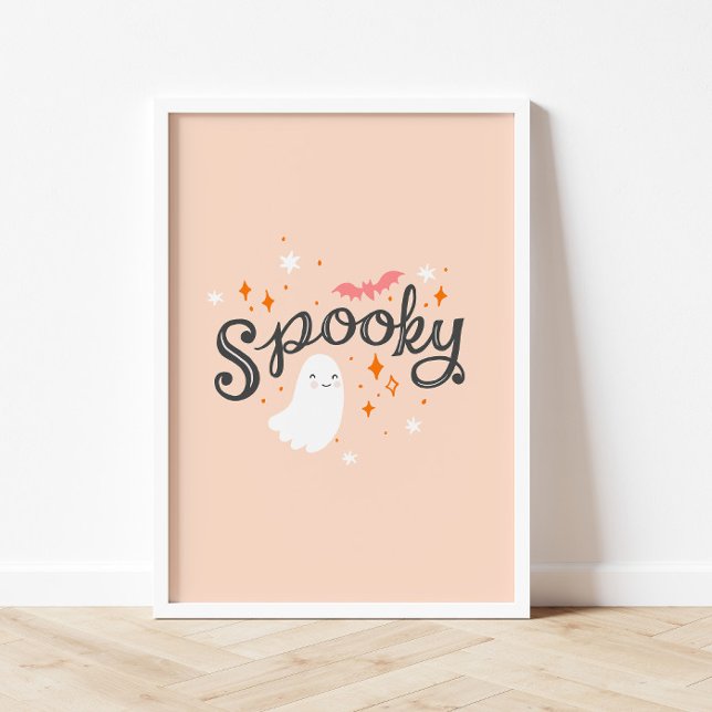 Spooky Rosa Halloween Poster (Skapare uppladdad)