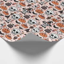 Spooky Rosa Halloween-temat Tile