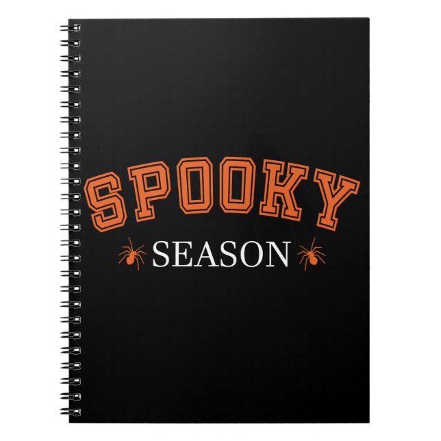 Spooky-säsong Anteckningsbok (Framsidan)