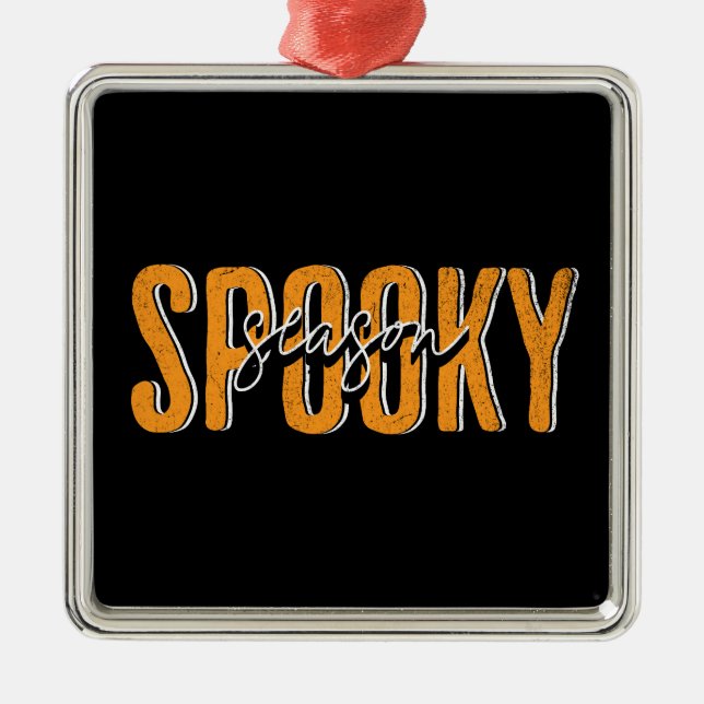 Spooky-säsong Julgransprydnad Metall (Framsidan)