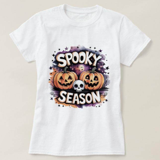Spooky-säsong T Shirt (Design framsida)