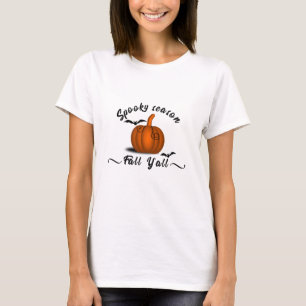 Spooky säsongen faller alla t shirt