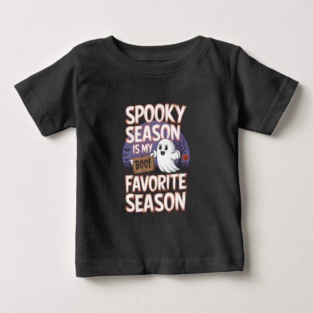 Spooky säsongen Halloween T Shirt (Framsida)
