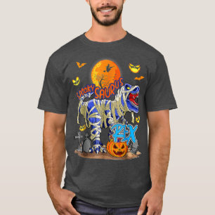 Spooky Saurus t Rex Mummy Halloween-konstummen för Shirt