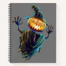 Spooky Scribbles: Halloween Anpassningsbar Spiral