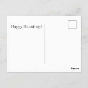 Spooky Season 2022 Lycklig Hauntings Postcard Vykort