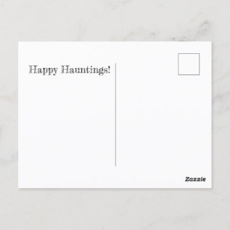 Spooky Season 2022 Lycklig Hauntings Postcard Vykort