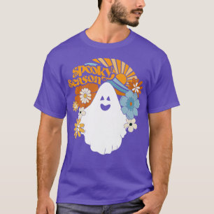 Spooky Season Blommigt Ghost Sunshine Funny Hallow T Shirt