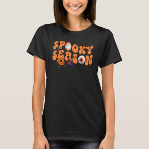 Spooky Season Boo Crew Costume Happy halloween T Shirt