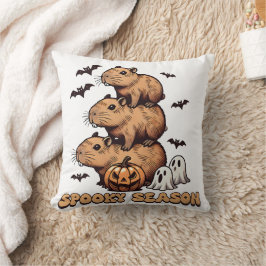 Spooky Season Capybara Halloween Dekorativ kudde