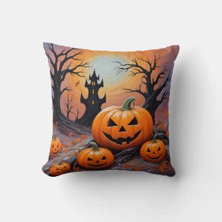 Spooky Season Comfort: Halloween Dekorativ kudde