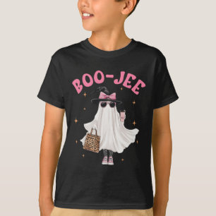 Spooky Season Cute Ghost Funny Halloween Boujee Bo T Shirt