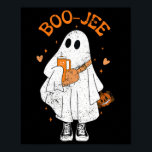 Spooky Season Cute Ghost Halloween Boujee Boo Jee Poster<br><div class="desc">Spooky Season Cute Ghost Halloween Boujee Boo Jee</div>