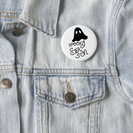 Spooky season cute ghost Halloween Button  Knapp