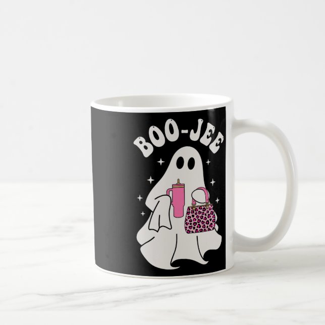 Spooky Season Cute Ghost Halloween Costume Boo-jee Kaffemugg (Höger)