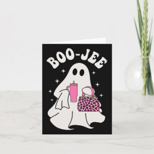 Spooky Season Cute Ghost Halloween Costume Boo-jee Kort