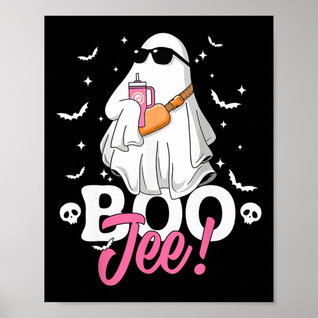 Spooky Season Cute Ghost Halloween Costume Boujee Poster (Framsidan)