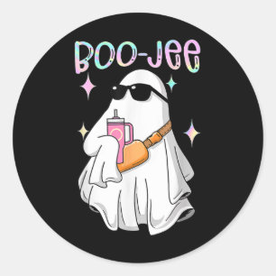 Spooky Season Cute Ghost Halloween Costume Boujee Runt Klistermärke