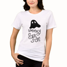 Spooky season cute ghost Tri-Blend Shirt