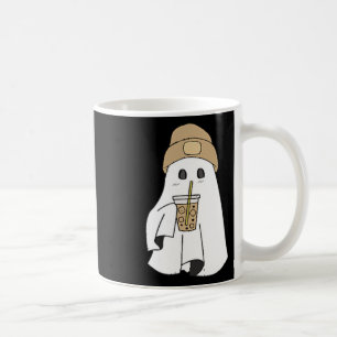 Spooky Season Cute Retro Ghost Ice Coffee Hallowee Kaffemugg