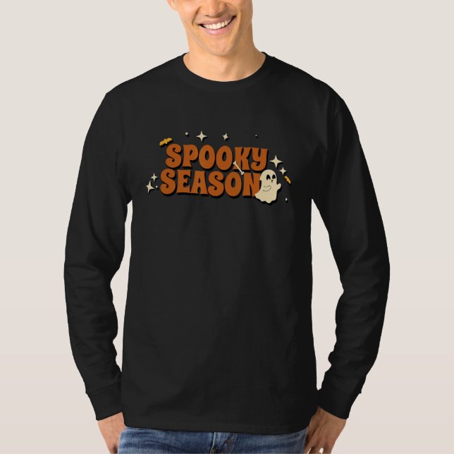 Spooky Season Fall & Halloween T Shirt (Framsida)