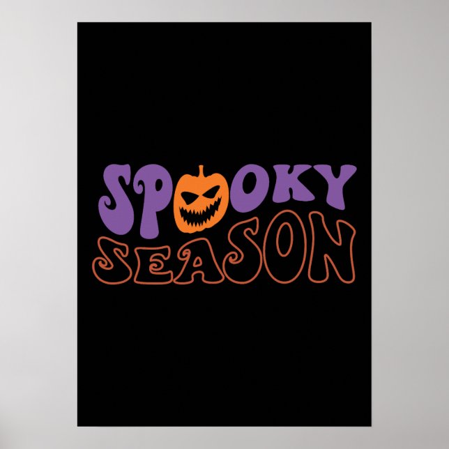 Spooky Season - Funny Halloween Poster (Framsidan)
