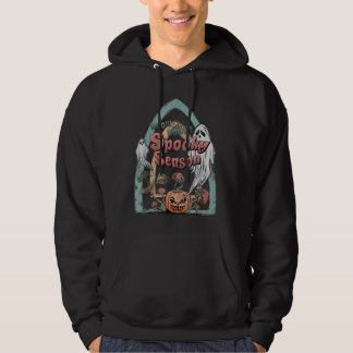 Spooky Season Ghost Pumpkin Halloween Day Hoodie