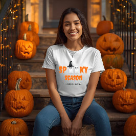 Spooky Season Ghost Shirt - Funny Halloween Tee