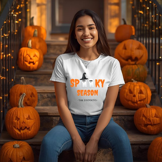 Spooky Season Ghost Shirt - Funny Halloween Tee (Skapare uppladdad)