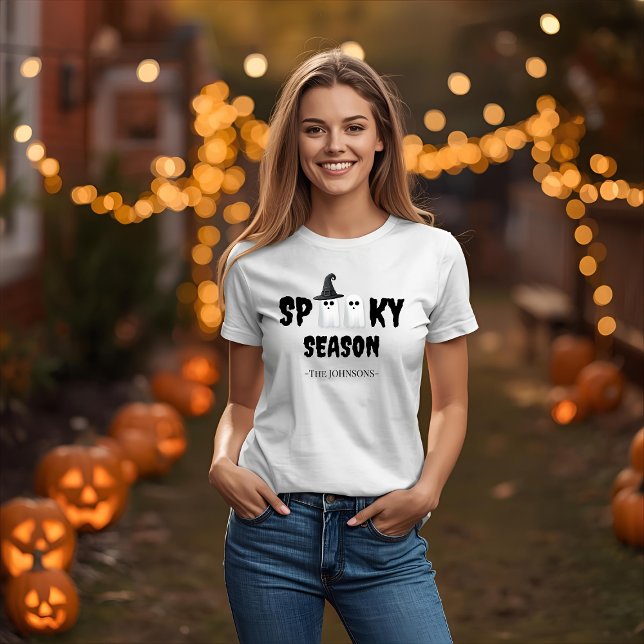 Spooky Season Ghost Shirt - Funny Halloween Tee (Skapare uppladdad)
