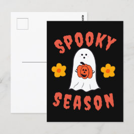 Spooky Season Ghost Vykort
