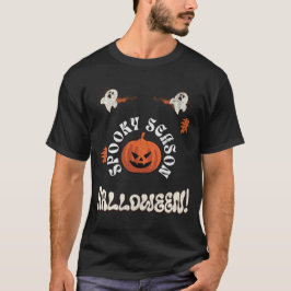 Spooky Season Halloween Design Design med Spöken T Shirt