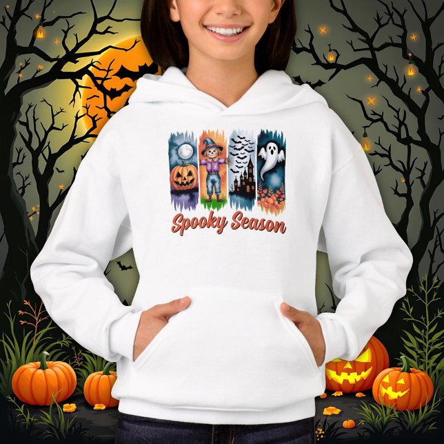 Spooky Season Halloween Fall Autumn Brush Strokes T Shirt (Skapare uppladdad)