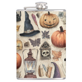 Spooky Season - Halloween Flask Fickplunta