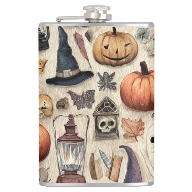 Spooky Season - Halloween Flask Fickplunta (Framsidan)