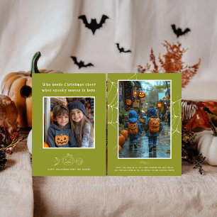 Spooky Season Halloween-fotokort