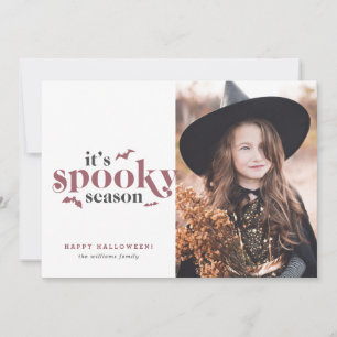 Spooky Season Halloween-fotokort Kort