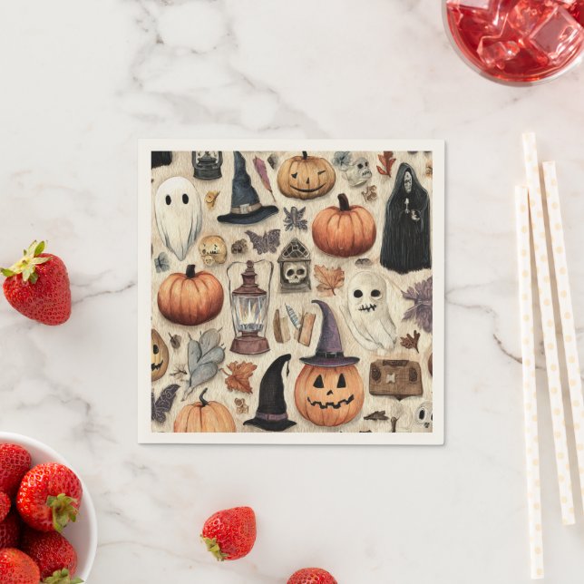 Spooky Season - Halloween Pappra Napkins Pappersservett (Insitu)