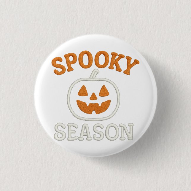 Spooky Season Halloween Pumpkin Patch Knapp (Framsida)