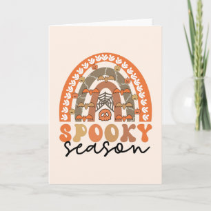 Spooky Season Halloween Rainbow Fall Kort