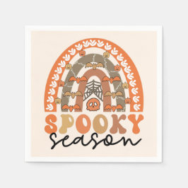 Spooky Season Halloween Rainbow Fall Pappersservett