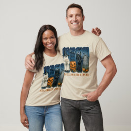 Spooky Season Halloween Spöken Pumpkins T-Shirt