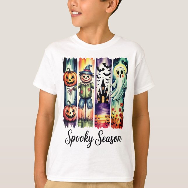 Spooky Season Halloween T Shirt (Framsida)