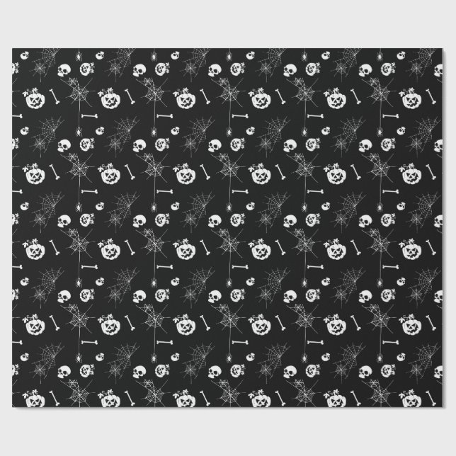 "Spooky Season" Halloween Wrapping Papper Presentpapper (Platt)