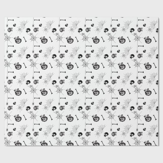 "Spooky Season" Halloween Wrapping Papper Presentpapper (Platt)